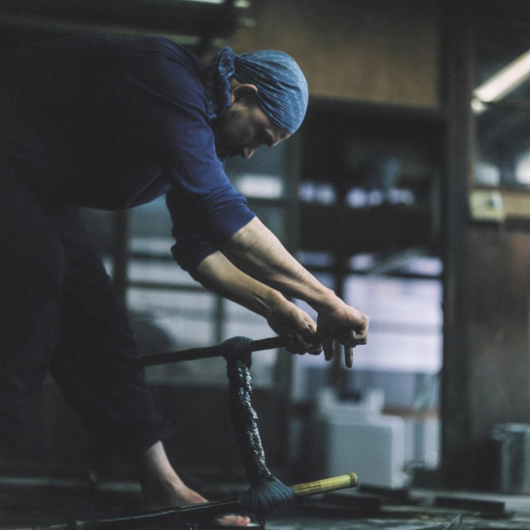 Indigo Tenugui – Enmusubi (Two-Tone)