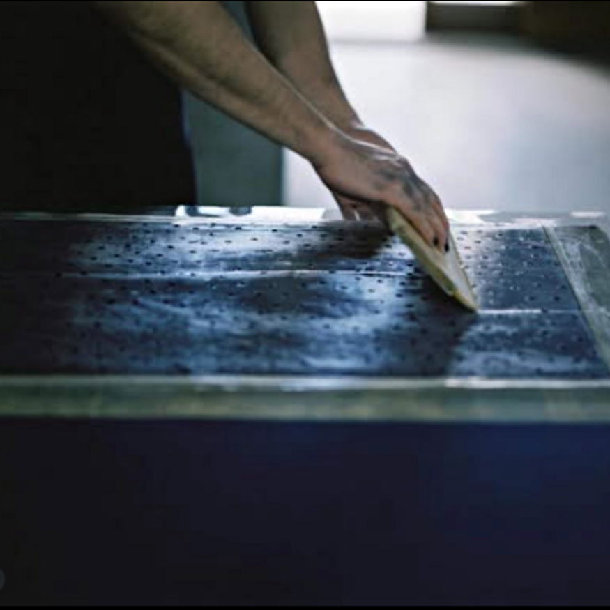 Indigo Tenugui – Enmusubi (Two-Tone)