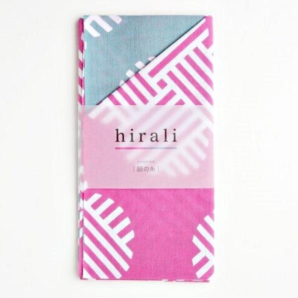 Hirali Japanese Tenugui, made from 100% cotton. Made in Sakai city, Osaka Japan. Available at Toka Ceramics.