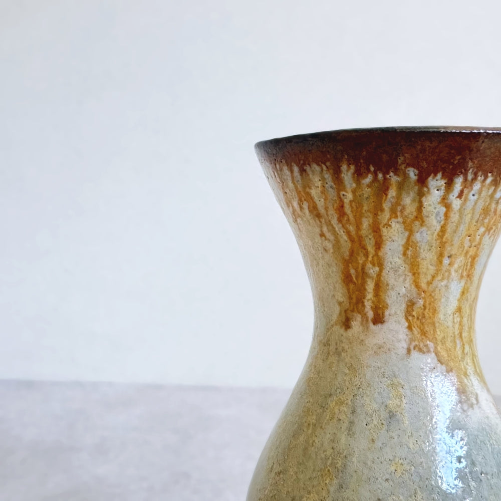 Small Vase & Dried Posy Gift Set - Ivory and Ame no.2