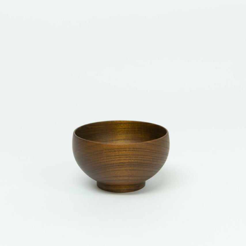 Keyaki Wooden Soup Bowl - Small