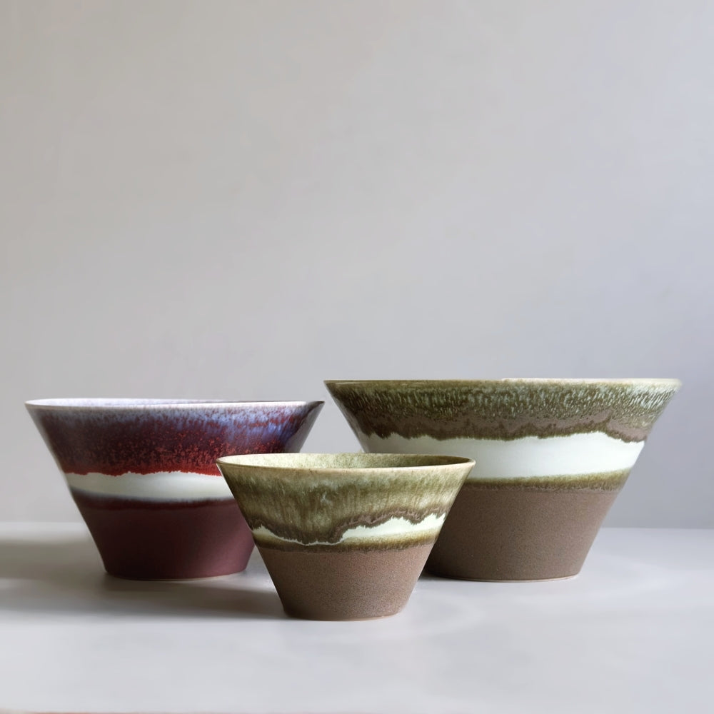 Japanese Mino ware small bowl in brown glaze Made in Gifu, Japan. Available at Toka Ceramics.