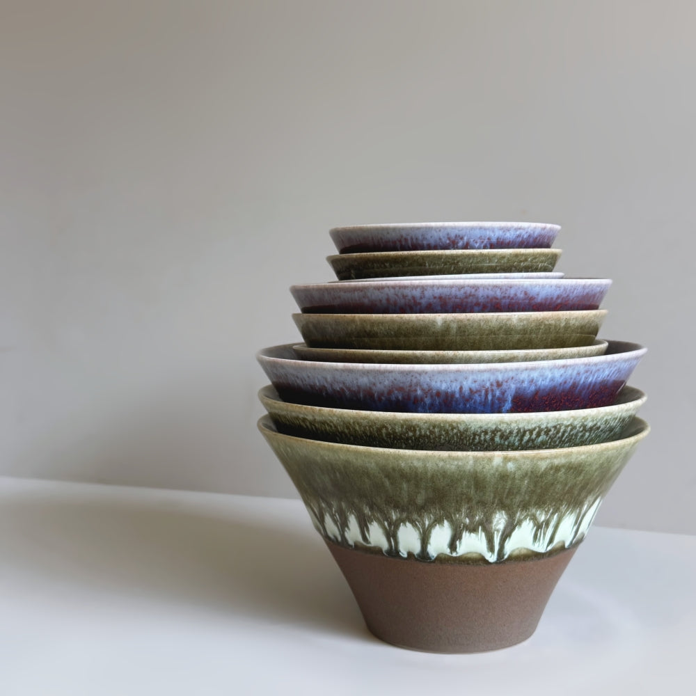 Japanese Mino ware small bowl in brown glaze Made in Gifu, Japan. Available at Toka Ceramics.