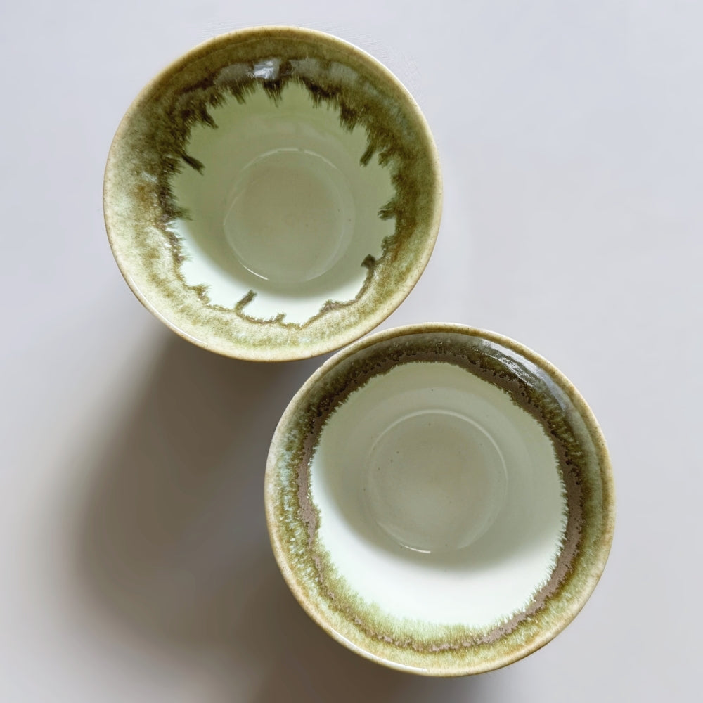 Japanese Mino ware small bowl in brown glaze Made in Gifu, Japan. Available at Toka Ceramics.