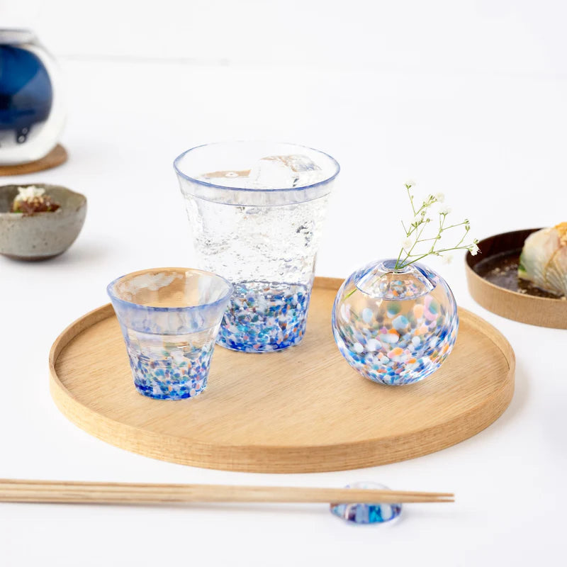 Glass Stem Vase - Dusk in Stillness