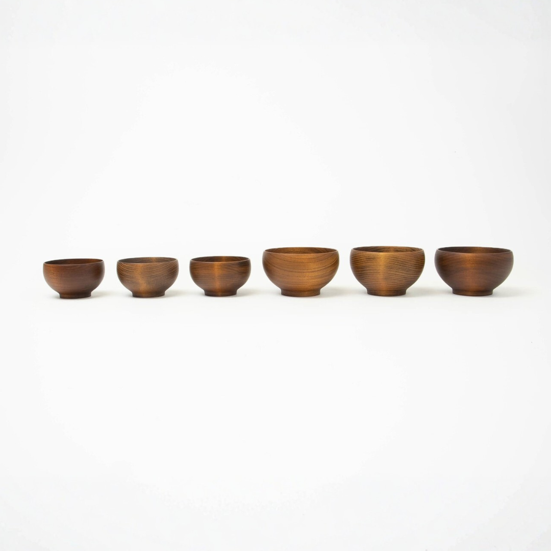 Keyaki Wooden Soup Bowl - Large