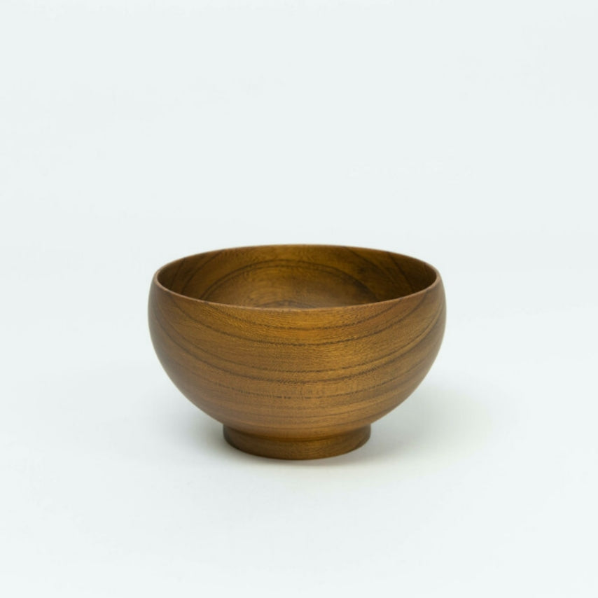 Keyaki Wooden Soup Bowl - Large